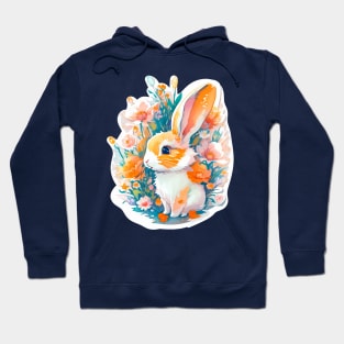 Minimal Cute Baby Rabbit Hoodie